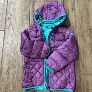 Girls 3T Snozu Puffer Jacket Purple